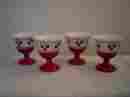 6src0504 Cherries Jubilee Sonoma Ice Cream Dessert Dish Bowls Cups Set Of 4 New 400880477938