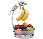 28662 7 89406 4 Arthur Court Banana Holder Fruit Bowl Monkey Decoration