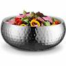 7070 Kook Double Salad Bowls Wall Serving Inch Hammered 712096291087