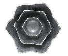 710228919878 Artisan Dorient Tulip Bowl Set Sizes Color Silver