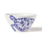 724165117891 Vietri Costiera Blue Turtle Nautical Handcrafted Earthenware Cereal