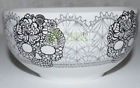 727870047187 Fifth Skull Lace Porcelain Cereal Bowls Set Of