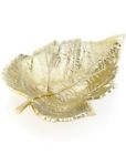 733001412786 Park Leaves Martha Stewart Collection Serveware Gold 9 Freezer Safe Dish Nib