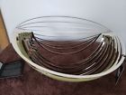 7340128057399 Eight Mood Rocking Metal Fruit Table Centerpiece Bowl