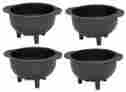 05904074867 7486 Bayou Classic Set Of 4 Seasoned Cast Iron Gumbo Soup Chili Stew Bowl New