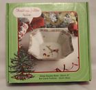 749151579385 Spode Christmas Jubilee Porcelain Holiday Deep Square Bowl