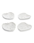 790824551351 Michael Aram Ceramic Hosta Canape Plate Set White