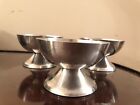 8-18 Stelton Set Of Stainless Steel Footed Ice Cream Bowls Made