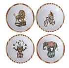 807472950556 Creative Melamine Bowl Vintage Circus Image Set Of
