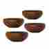 810598 Wood Classics Dansk Individual Salad Bowl Set Of 4 New Free Shipping 732316730752