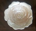 814739013558 Julia Knight Rose Bowl Flowers Leaves Champagne