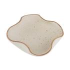 815060022127 Artisanal Creations Wave Beige Serving Bowl Stoneware Studio