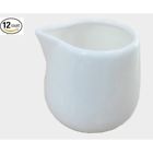 819169017282 Sunrise Kitchen Supply Dz Super White Porcelain Creamers