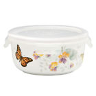 833959 Lenox Butterfly Meadow Serving Bowl With Lid 882864410153