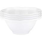 83820c Ruffle Melamine Dip Bowl Set Of Luxe White 847207029508
