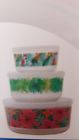 849434009490 Mainstays Piece Bowl Set Botanical Floral With Lids