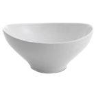 852559005353 Office Settings Serving Bowl Porcelain Oval White Two