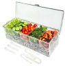 8541940836 Elegant Events Ice Chilled Compartment Condiment Server Caddy Serving Tray