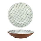 8718533868296 Kaemingk French Countryside Green And Blue Flower Round 257554075811