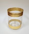 872602692781 Diamond Star New Clear Glass Gold Leaf Trim