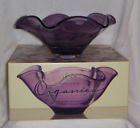 882864420565 Lenox New Organics Collection Amethyst Low Bowl Crystal