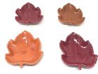 886946939785 Ashland Lot Of Leaf Shaped Multi Colored Bowls