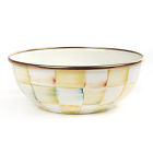 892031-140 Mackenzie-childs Parchment Check Enamel