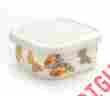89380 0025 Mackenzie-childs Butterfly Garden Enamel Deep Small Squarage Bowls White