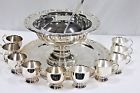 8980 Elegance Silver Romantica Punch Bowl