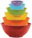 942806 Danesco Mixing Bowl Set Melamine 064081128077