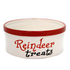 9734162 Tabletop Reindeer Treats Dish Ceramic Hand Wash Only 098111249845