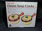 0728980 98230 Acme French Onion Soup Crock Bowls With Handles 072898982300