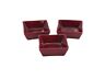 99988 The Country Garden Collection Set Of Stoneware Square 680221668267