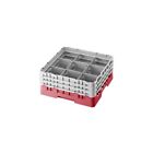 9s638163 Cambro Red Comp Full Glass Rack With Extenders 099511610945