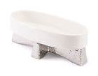 A10459 Zuo Decor Dolomite Bowl In White And Silver 842896123117
