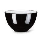 Abbott Of England Set 4 Black Stoneware Enamel Style Bowls 063713282613