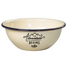 Agen085 Wild Wolf Gentlemans Hardware Enamel Cereal Bowl 5055923701768