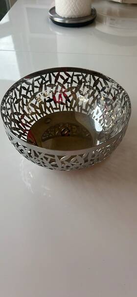 Msa04 Alessi Msa04/21 Stainless Steel Cactus 8.25 Inch Fruit Bowl Marta Sansoni Designer