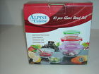 Alpine Cuisine Set Of 5 Glass Serving Storage Mixing Bowls With Covers 643700173485