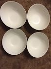 American Chateau Set 4 Extra Large 28oz White Porcelain Glass Dish Soup Cereal Bowls New Sweese 803602021011
