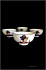 American Chateau Set 4 Geisha In Kimono Japanese Asian 8oz Porcelain Rice Bowls Gift Boxed 188474710042