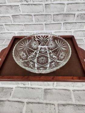 Gb03 Anchor Hocking 10.5 Inch - Vintage Glass Bowl See All Photos Ships Double Box