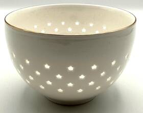 143818905 Anthropologie Estrella Bowl Cereal Pasta Glazed Stars Celestial 18 Oz Retired