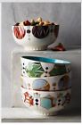 Anthropologie New Pc Set Nut Bowls Assorted Quillen Complete Collectin