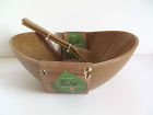 Architec Eco Kitchen Poly Flax Serving Bowl Spoons Set New 100 Recycled Usa 832277013847
