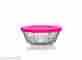 Pk0001f Arg63 Gurallar Glass Bowls Dessert Dishes With Red Plastic Cover Set Of 6 Gift Box