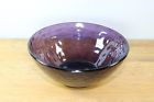 Artland Purple Amethyst Glass Cereal Bowls Hammered Textured Colby