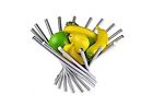 B-078lcmrby Landtom Creative Rotation Fruit Bowl Basket Stand Holder Display Storage