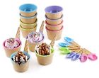 B00o2cv0xi Greenco Spoons Vibrant Set Colors Cream Dessert Ice Bowls 12