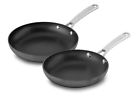 B01app1x2y Calphalon Piece Classic Nonstick Fry Pan Set Grey Stainless Steel